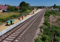 Budowa przystanku kolejowego, Padew Narodowa, 275 km, 30.07.2026 r., fot. Łukasz Bryłowski, źródło PKP Polskie Linie Kolejowe S.A. (2)