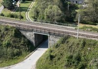 Wiadukt kolejowy na linii nr 8