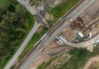 Przebudowa wiaduktu kolejowego, Suchedniów, 153 km, 1.09.2026 r., fot. Łukasz Bryłowski, źródło PKP Polskie Linie Kolejowe S.A. (1)