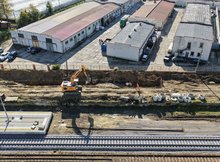 Modernizacja stacji kolejowej Tarnowiec, 16.10.2026 r., fot. Łukasz Bryłowski (3)
