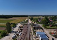Budowa przystanku kolejowego, Padew Narodowa, 275 km, 30.07.2026 r., fot. Łukasz Bryłowski, źródło PKP Polskie Linie Kolejowe S.A. (1)