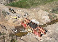 Prace na l. nr 74, na odc. Sobów - Grębów, fot. Krzysztof Dzidek