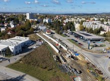 Modernizacja przystanku kolejowego Krosno Miasto, 16.10.2026 r., fot. Łukasz Bryłowski (4)