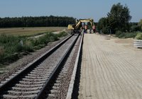 Budowa przystanku kolejowego, Padew Narodowa, 275 km, 30.07.2026 r., fot. Łukasz Bryłowski, źródło PKP Polskie Linie Kolejowe S.A. (6)