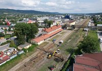 Modernizacja stacji kolejowej Sanok, 107 km, 11.08.2026 r., fot. Łukasz Bryłowski, źródło PKP Polskie Linie Kolejowe S.A. (1)