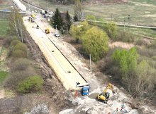 Prace na l. nr 25 na odcinku Sandomierz - Tarnobrzeg, fot. Krzysztof Dzidek (7)