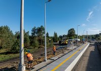 Przebudowa przystanku kolejowego, Berezów, 155 km, 1.09.2026 r., fot. Łukasz Bryłowski, źródło PKP Polskie Linie Kolejowe S.A. (4)