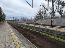 Prace na stacji Tarnobrzeg - fot. Mariusz Kucharski.