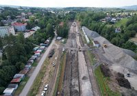 Modernizacja stacji kolejowej Nowy Zagórz, 113 km, 11.08.2026 r., fot. Łukasz Bryłowski, źródło PKP Polskie Linie Kolejowe S.A. (4)