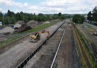 Modernizacja stacji kolejowej Nowy Zagórz, 113 km, 11.08.2026 r., fot. Łukasz Bryłowski, źródło PKP Polskie Linie Kolejowe S.A. (2)