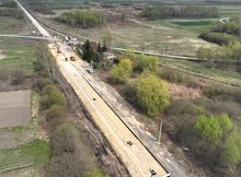 Prace na l. nr 25 na odcinku Sandomierz - Tarnobrzeg, fot. Krzysztof Dzidek (8)
