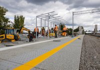 Przebudowa stacji kolejowej, Łączna, 160 km, 1.09.2026 r., fot. Łukasz Bryłowski, źródło PKP Polskie Linie Kolejowe S.A. (1)