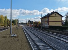 Modernizacja stacji kolejowej Jedlicze, 16.10.2026 r., fot. Łukasz Bryłowski (4)
